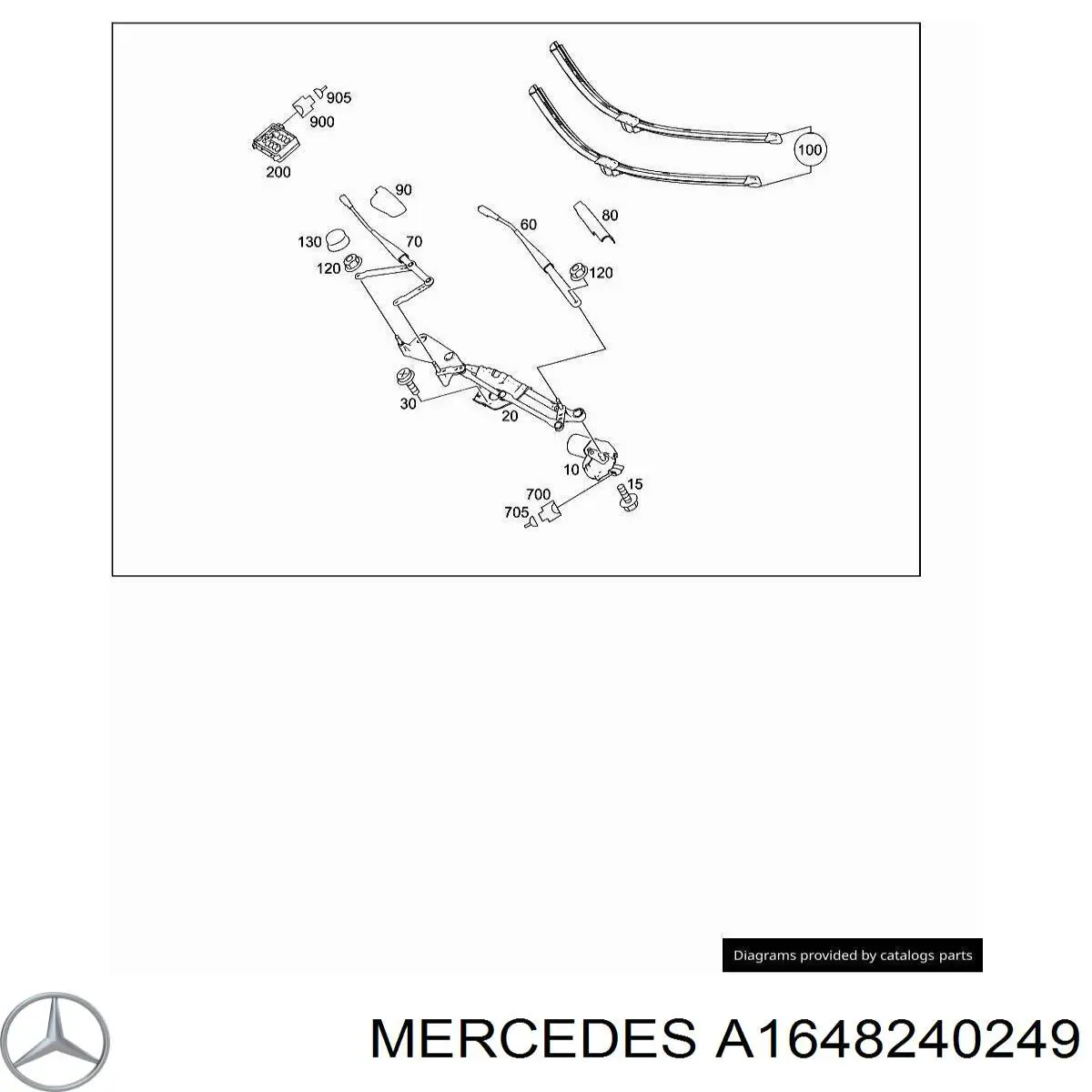 Tampão de porca de fixação do braço dianteiro de limpador de pára-brisa Mercedes A1648240249 preço, a partir de 19,13 USD