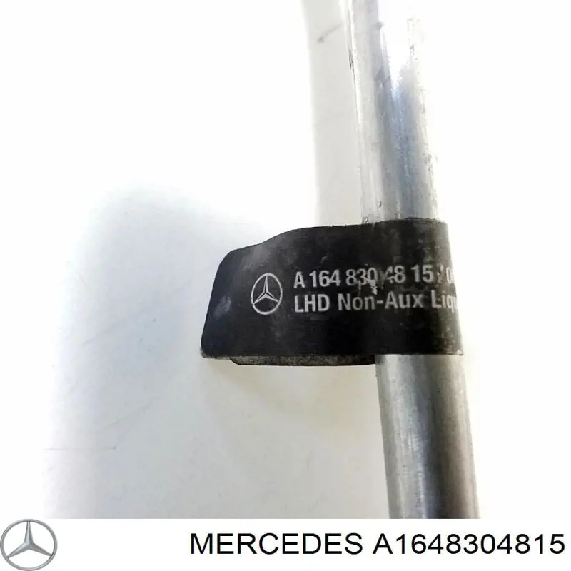 Compre A1648304815 Mercedes Mangueira de aparelho de ar condicionado, desde o radiador até o vaporizador