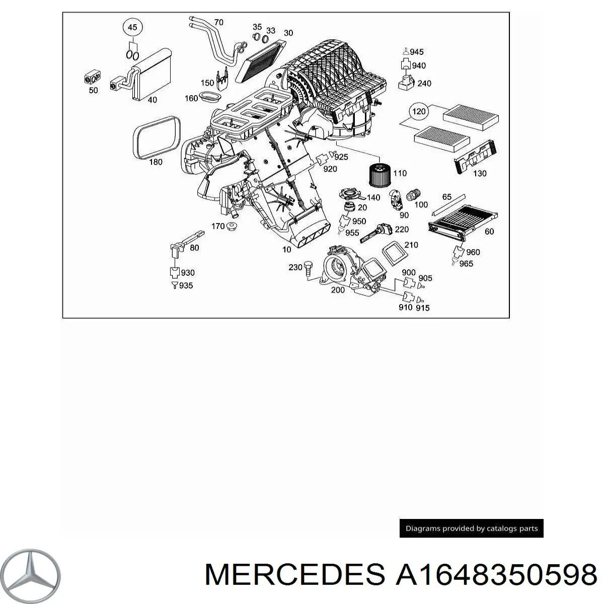  Mercedes A1648350598 preço, a partir de 29,15 USD