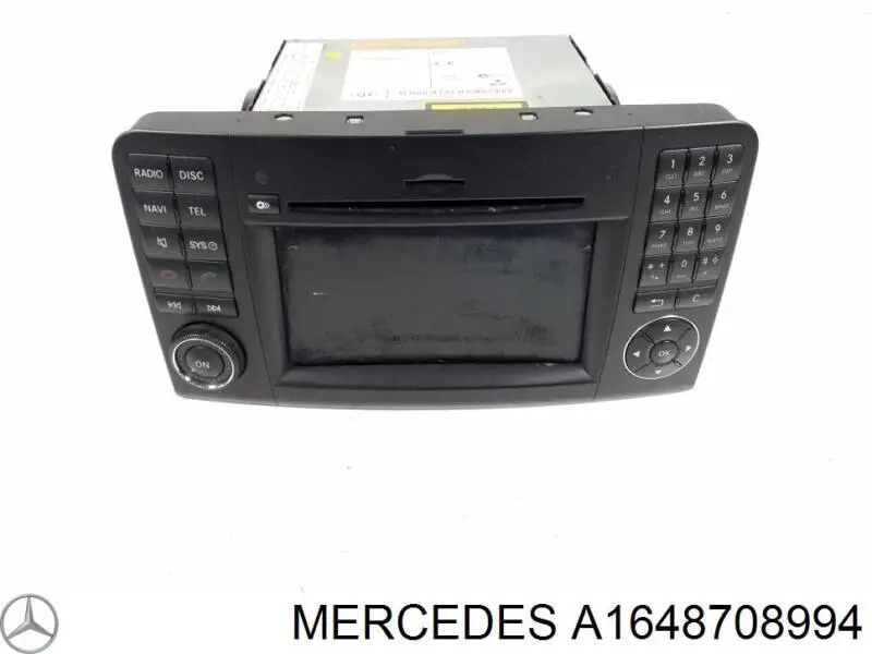 Aparelhagem de som (rádio AM/FM) Mercedes A1648705094 preço, a partir de 173,90 USD