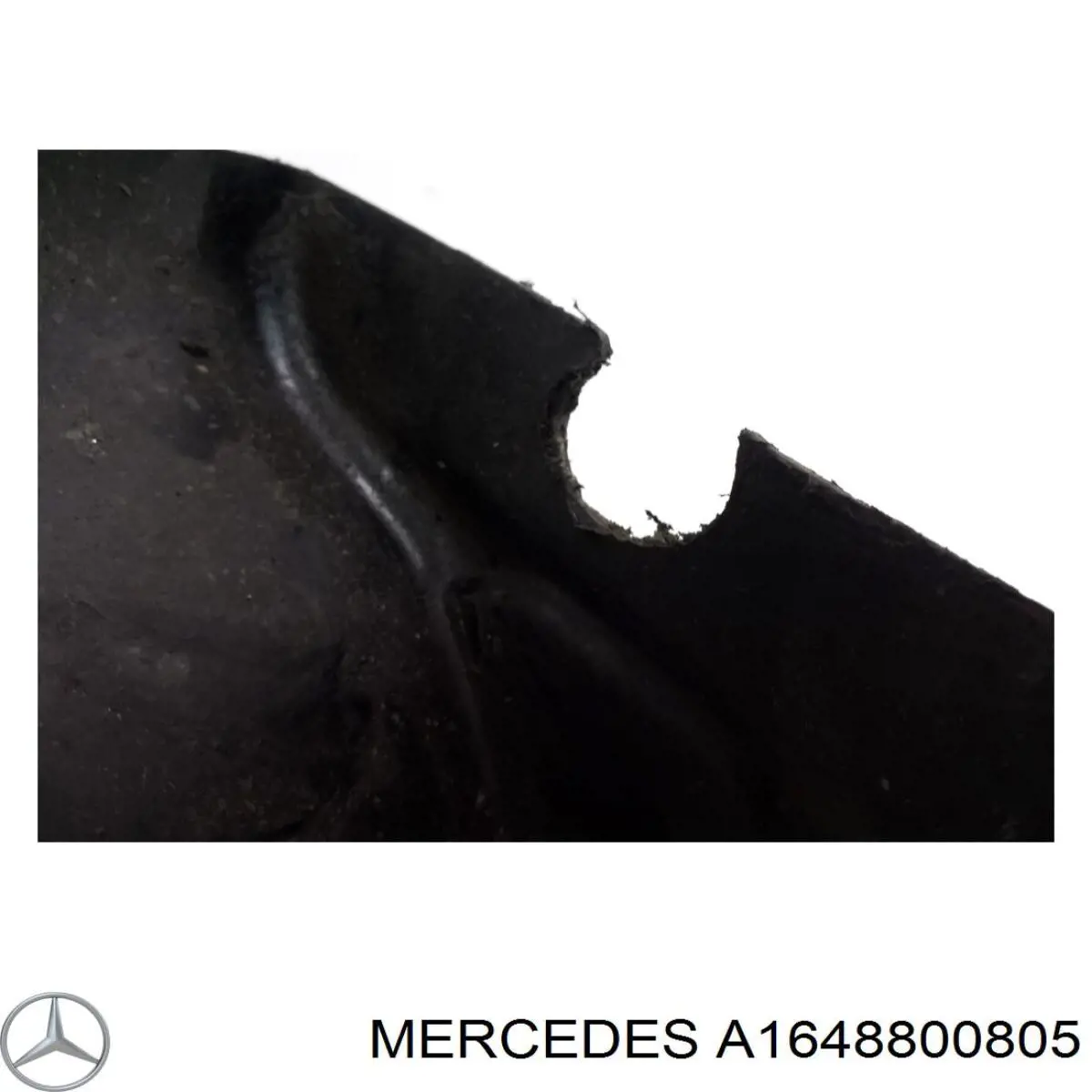 Compre A1648800805 Mercedes Guarda-barras direito dianteiro do pára-lama dianteiro