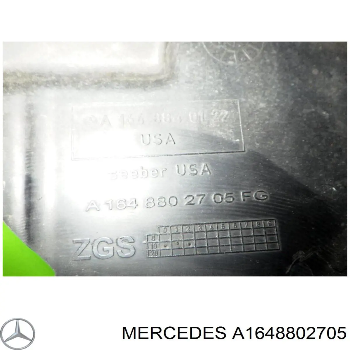 Guarda-barras esquerdo dianteiro do pára-lama dianteiro Mercedes A1648802705 preço, a partir de 43,12 USD
