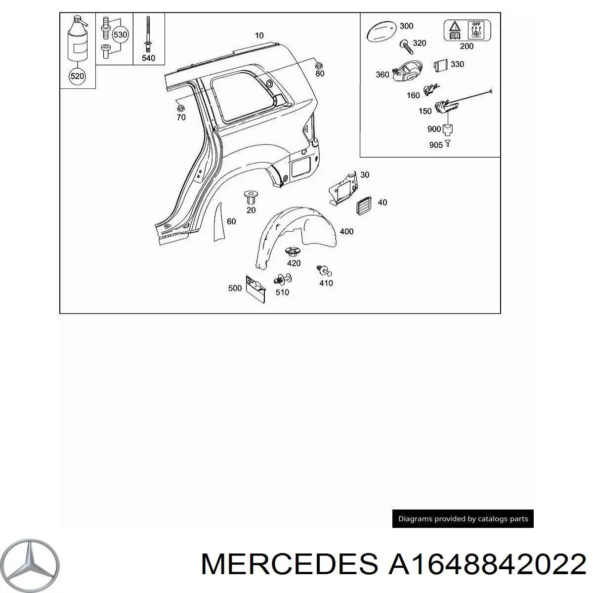 Alcapão do tanque de combustível Mercedes A1648842022 preço, a partir de 41,48 USD