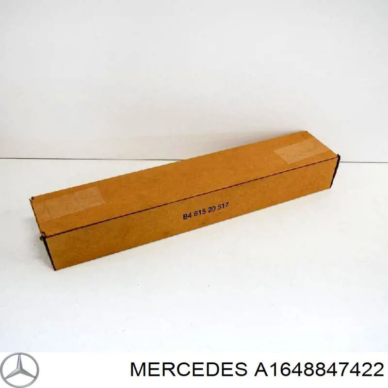 A1648847422 Mercedes Placa sobreposta direita do pára-choque dianteiro