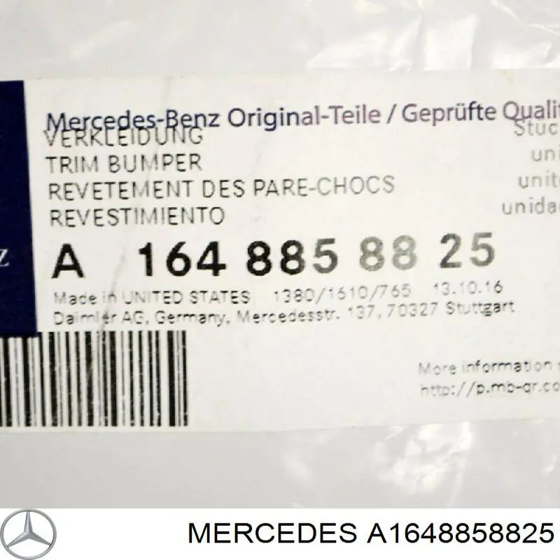  Mercedes A1648858825 preço, a partir de 41,32 USD