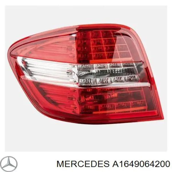 Lanterna traseira esquerda Mercedes 1649064200 preço, a partir de 142,23 USD