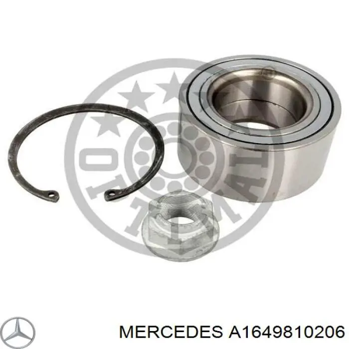 Compre A1649810206 Mercedes Rolamento de cubo dianteiro