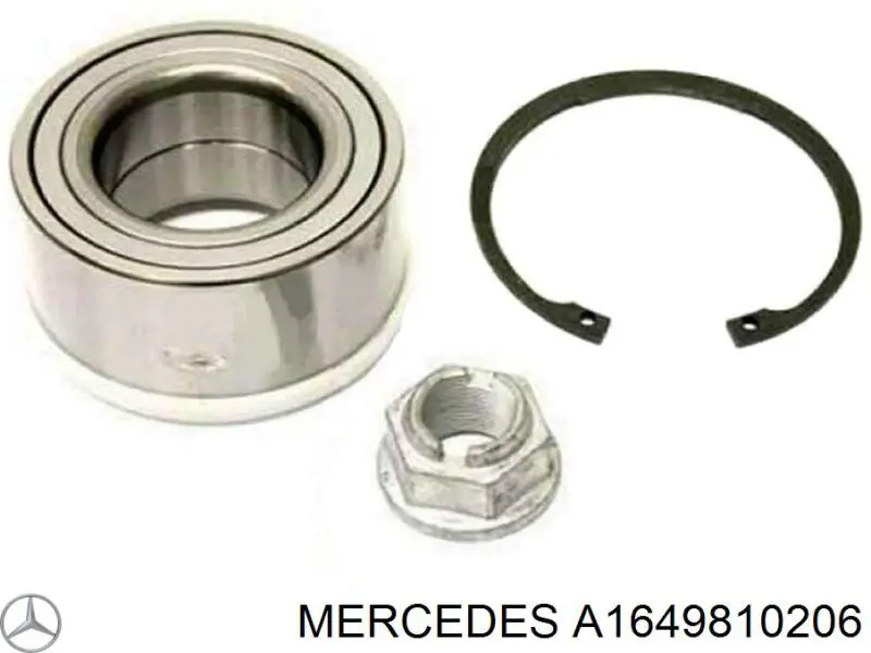 Rolamento de cubo dianteiro Mercedes A1649810206 preço, a partir de 64,03 USD
