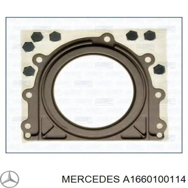 Compre A1660100114 Mercedes Vedação traseira de cambota de motor