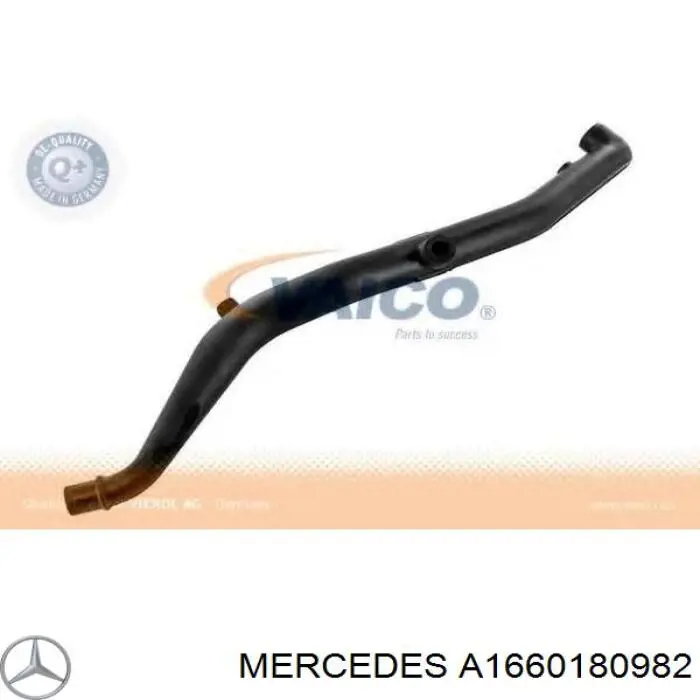 A1660180982 Mercedes Cano derivado de ventilação de cárter (de separador de óleo)