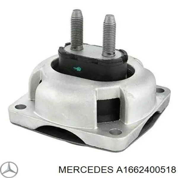 A1662400518 Mercedes Coxim de transmissão (suporte da caixa de mudança)