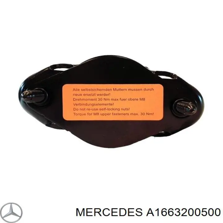 Compre A1663200500 Mercedes Amortecedor traseiro
