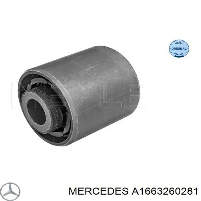 Bloco silencioso do braço oscilante inferior traseiro Mercedes A1663260281 preço, a partir de 19,20 USD