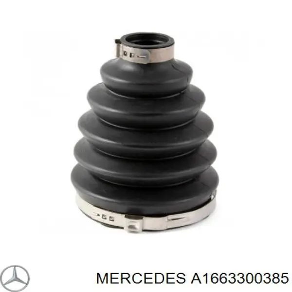 A1663300385 Mercedes Bota de proteção interna de junta homocinética do semieixo dianteiro