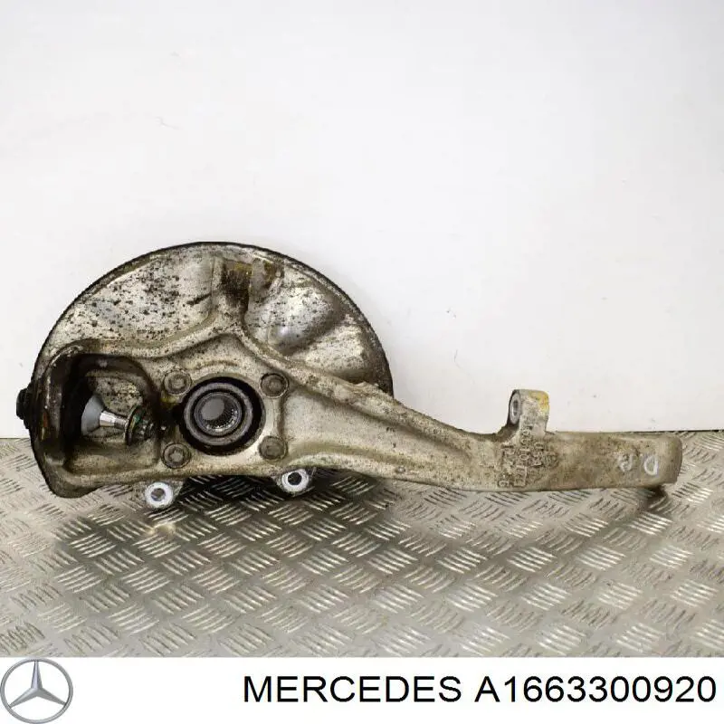 A1663300920 Mercedes Pino moente (extremidade do eixo) dianteiro esquerdo