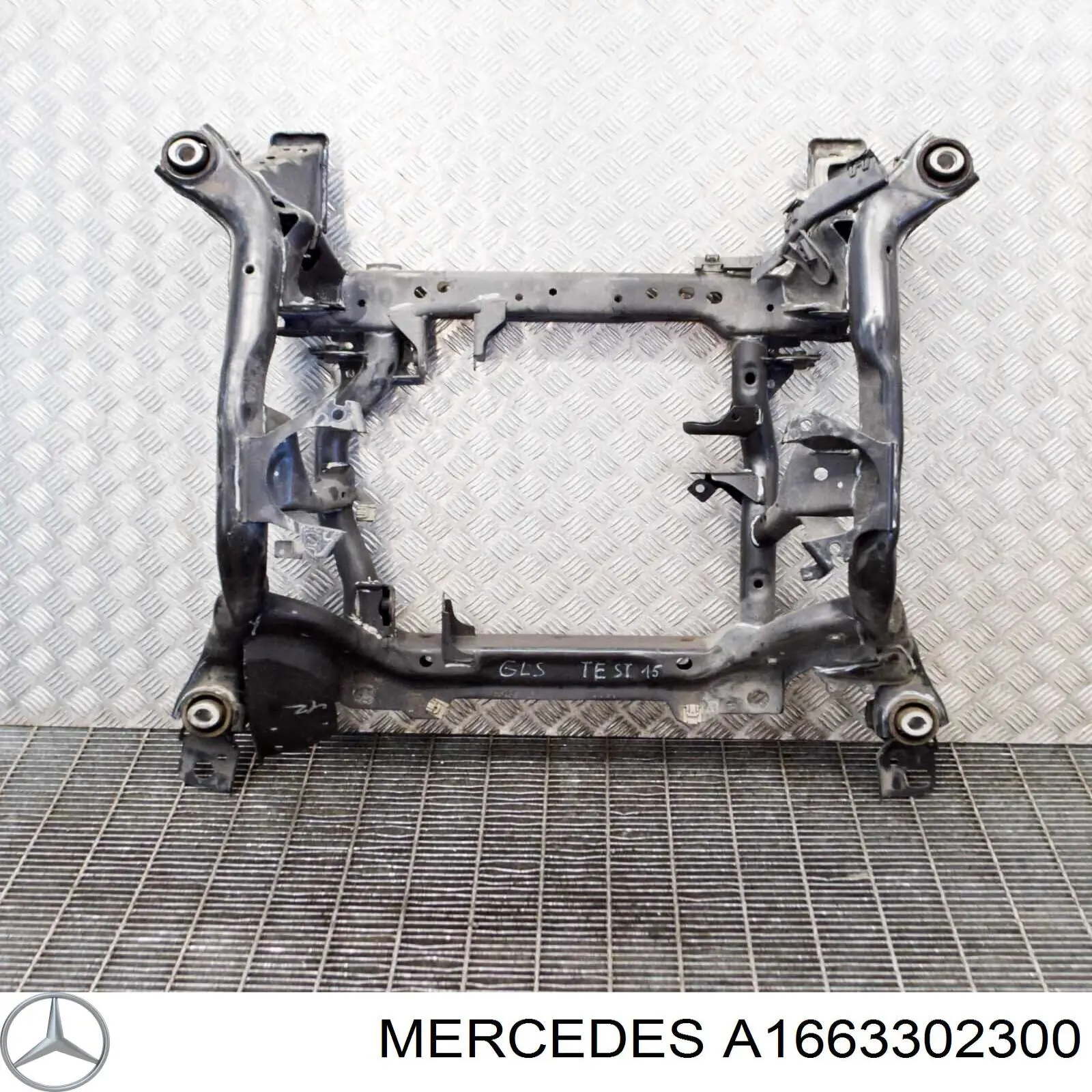 Compre A1663302300 Mercedes Viga de suspensão dianteira (plataforma veicular)