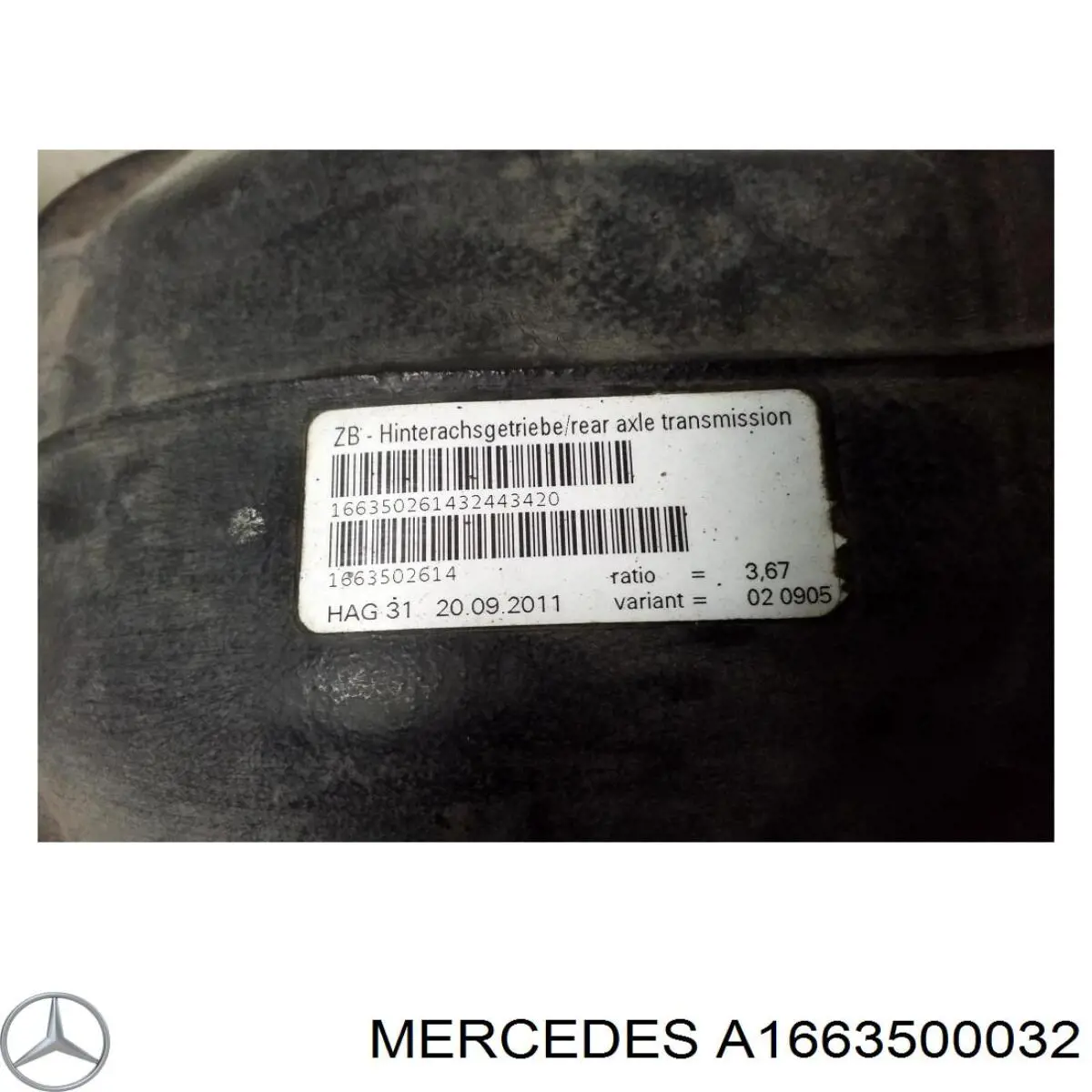 Viga de suspensão traseira (plataforma veicular) Mercedes A1663500032 preço, a partir de 528,71 USD
