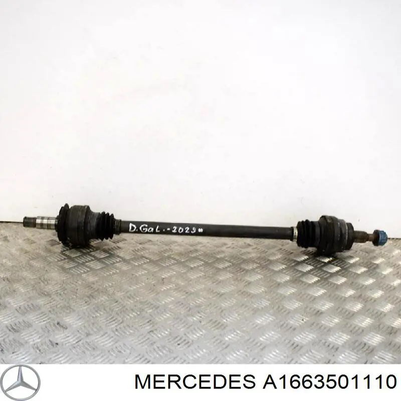 Compre 1663501110 Mercedes Semieixo traseiro