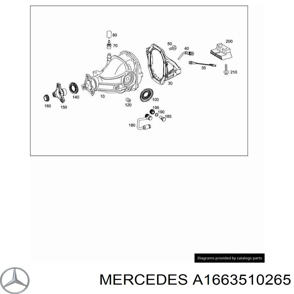  Mercedes A1663510265 preço, a partir de 3,16 USD