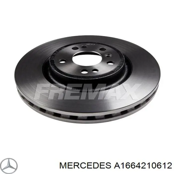 Disco do freio dianteiro Mercedes A1664210612 preço, a partir de 96,98 USD