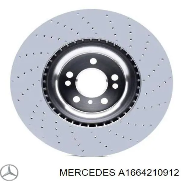 Disco do freio dianteiro Mercedes A1664210912 preço, a partir de 109,48 USD