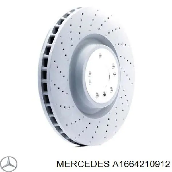 Compre A1664210912 Mercedes Disco do freio dianteiro