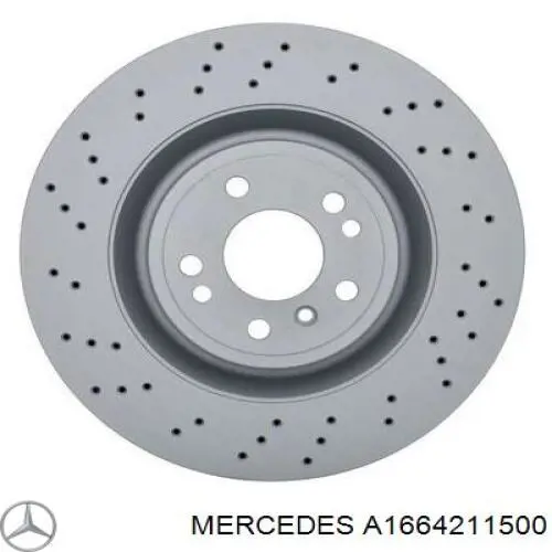 Disco do freio dianteiro Mercedes A1664211500 preço, a partir de 147,86 USD