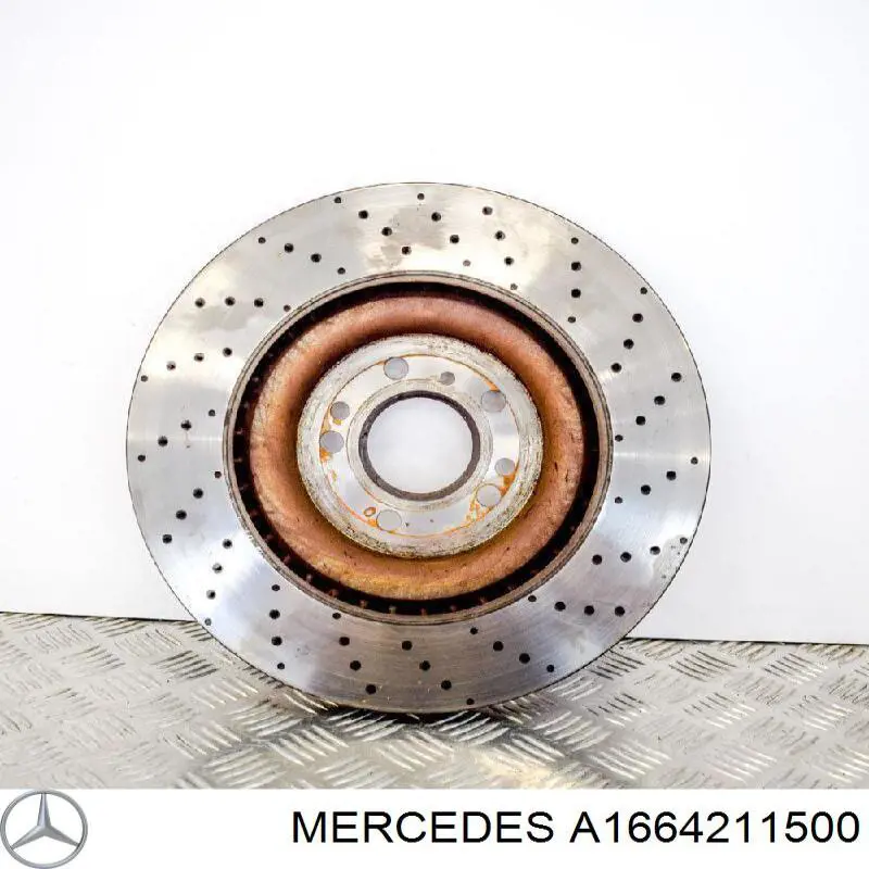 A1664211500 Mercedes Disco do freio dianteiro