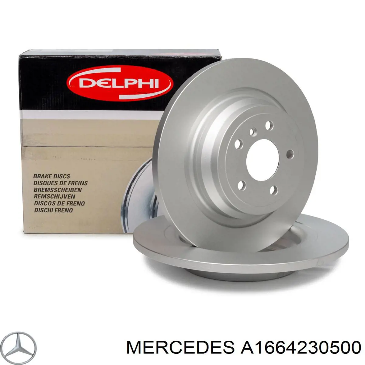 Disco do freio traseiro Mercedes A1664230500 preço, a partir de 76,81 USD