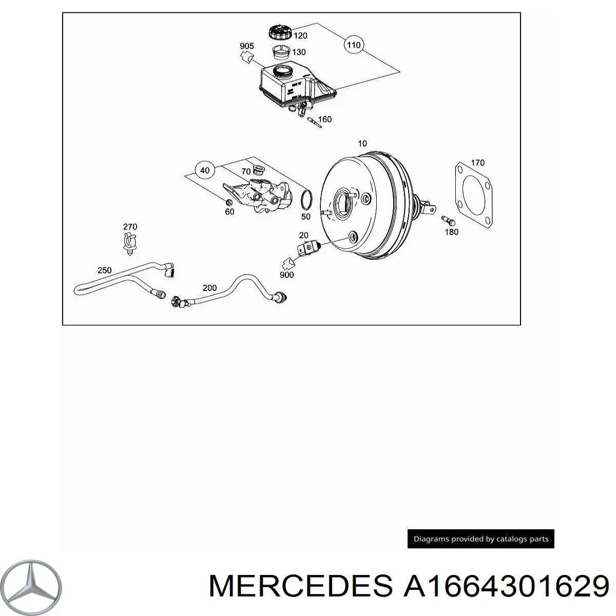 A1664301629 Mercedes 