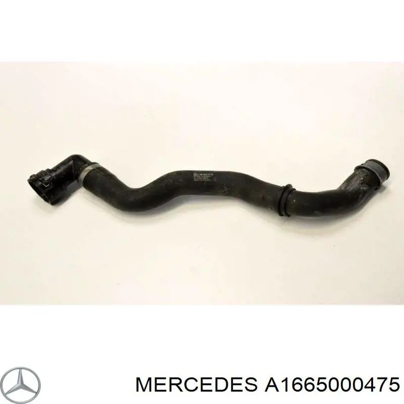 A1665000475 Mercedes Mangueira (cano derivado) do radiador de esfriamento superior