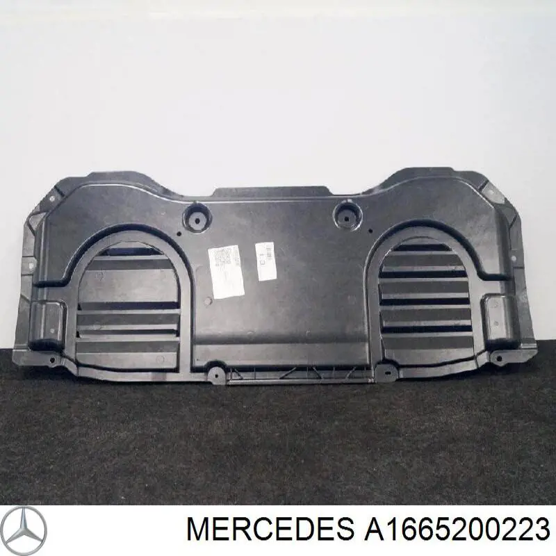 A1665200223 Mercedes Proteção de fundo traseira