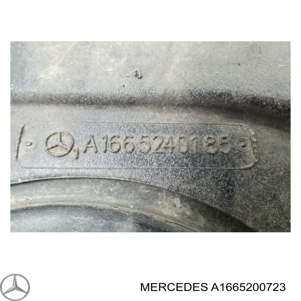 A1665200723 Mercedes Proteção de motor dianteira