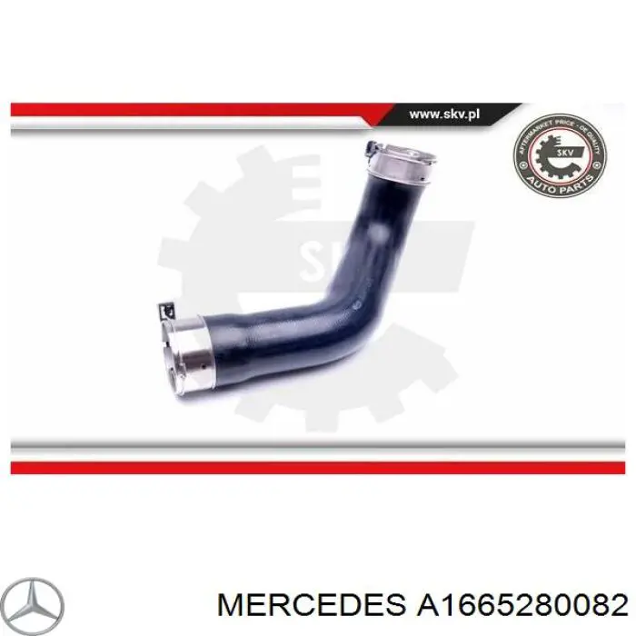 Mangueira (cano derivado) de intercooler Mercedes A1665280082 preço, a partir de 63,67 USD