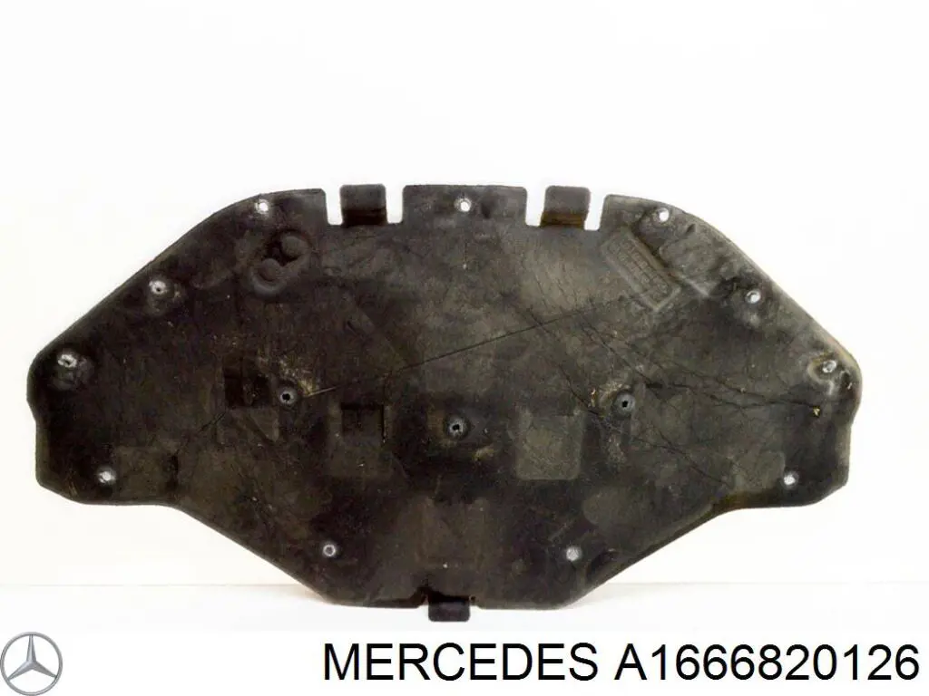 A1666820126 Mercedes Isolamento de ruído da capota