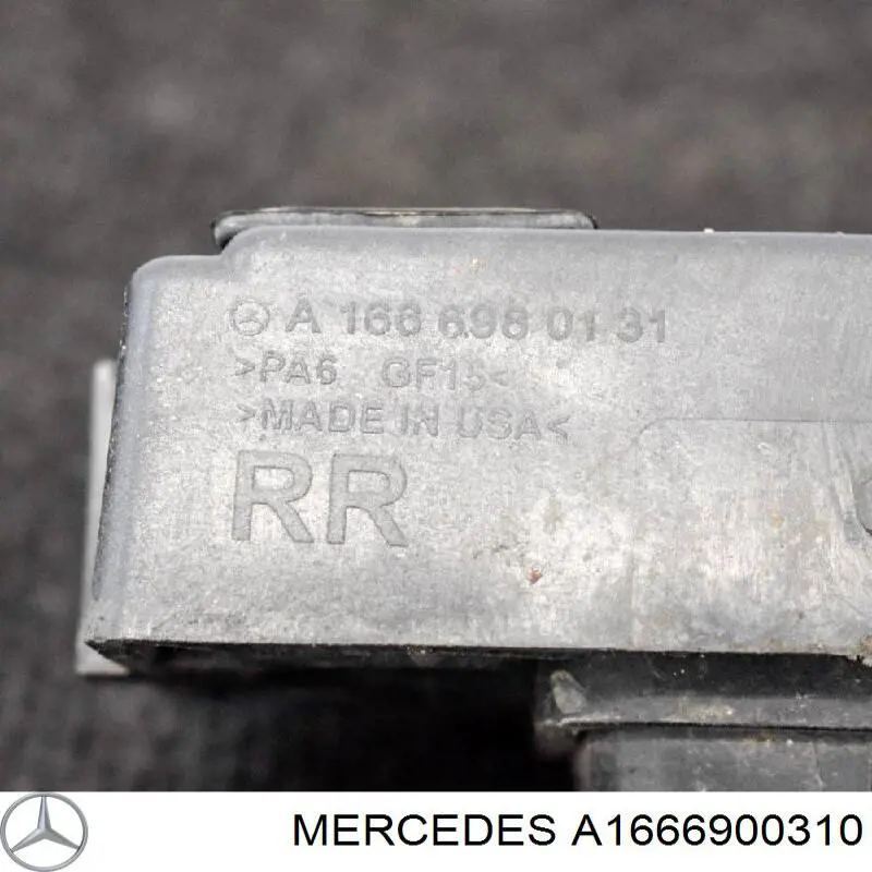 Compre A1666900310 Mercedes Porta-bagagem do teto direito