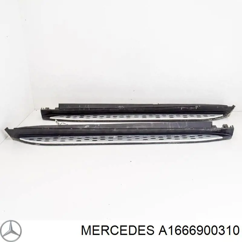A1666900310 Mercedes Porta-bagagem do teto direito