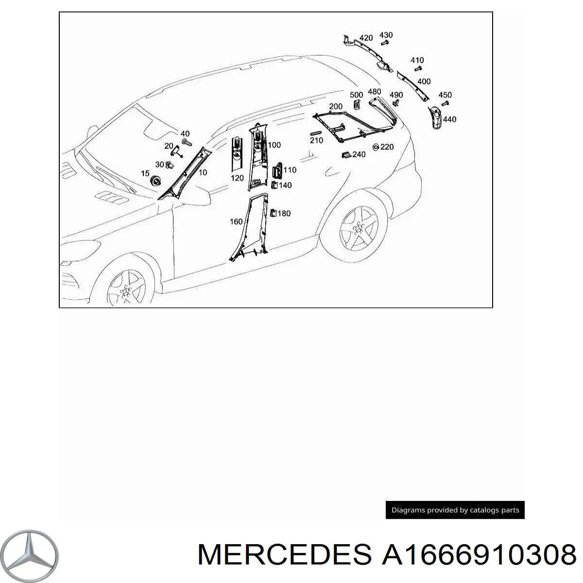  Mercedes A1666910308 preço, a partir de 35,56 USD