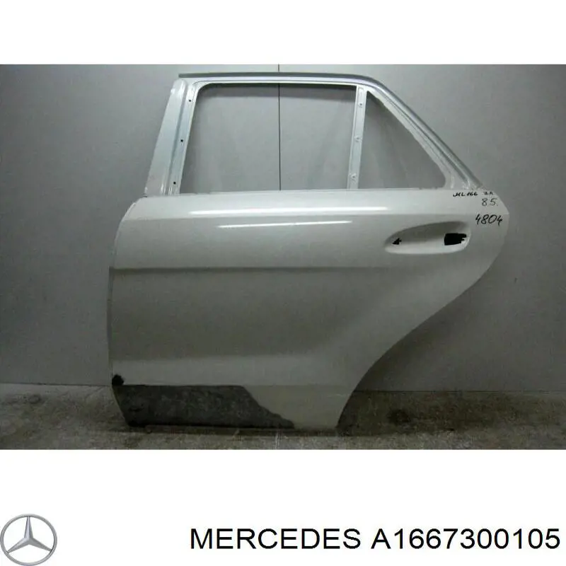 A1667300105 Mercedes Porta traseira esquerda