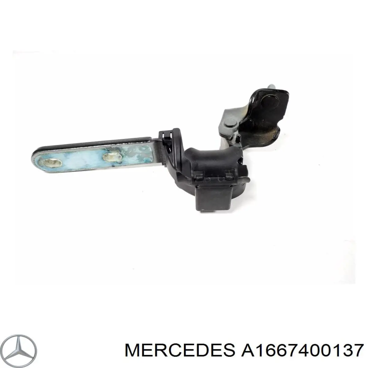 A1667400137 Mercedes Gozno da porta traseira (de 3º/5º bagageiro)