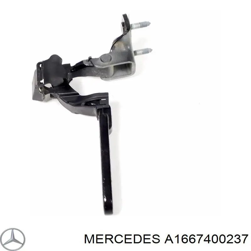A1667400237 Mercedes Gozno da porta traseira (de 3º/5º bagageiro)