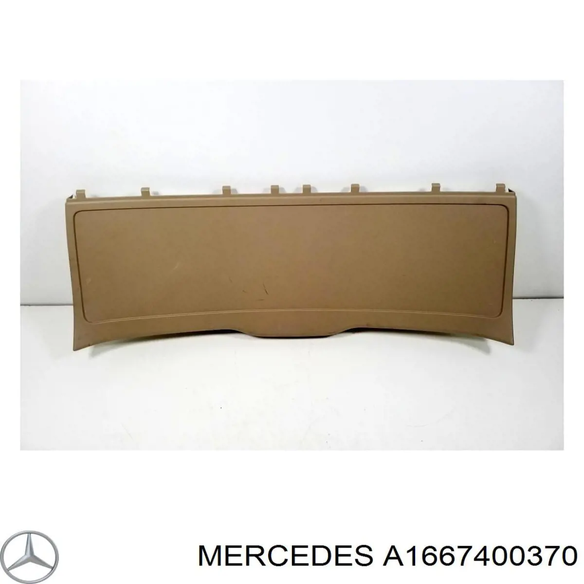 Revestimento (cobrimento) de tampa de porta-malas (de 3ª/5ª porta traseira) Mercedes A1667400370 preço, a partir de 177,37 USD