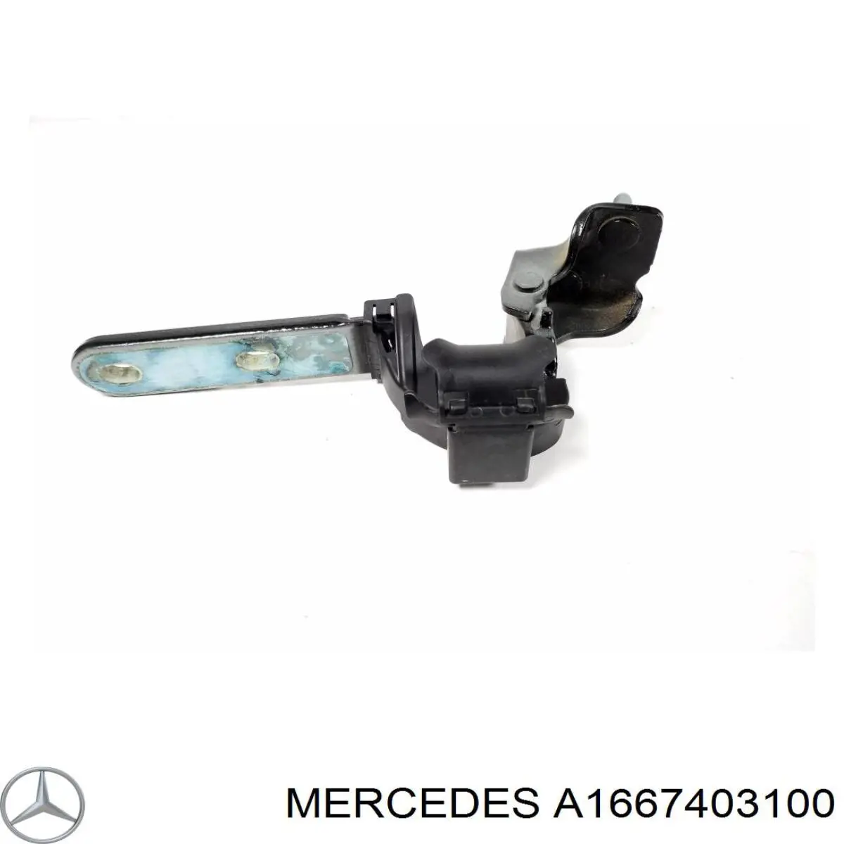 A1667403100 Mercedes Gozno da porta traseira (de 3º/5º bagageiro)