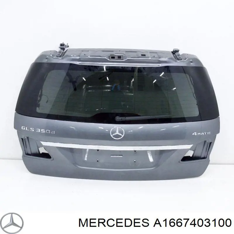 Gozno da porta traseira (de 3º/5º bagageiro) Mercedes A1667403100 preço, a partir de 44,65 USD