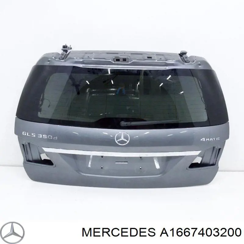 Gozno da porta traseira (de 3º/5º bagageiro) Mercedes A1667403200 preço, a partir de 46,31 USD