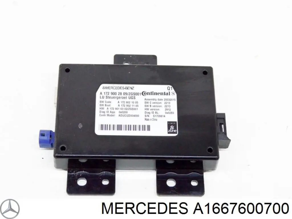 Fecho da porta dianteira esquerda Mercedes A1667600700 preço, a partir de 77,46 USD