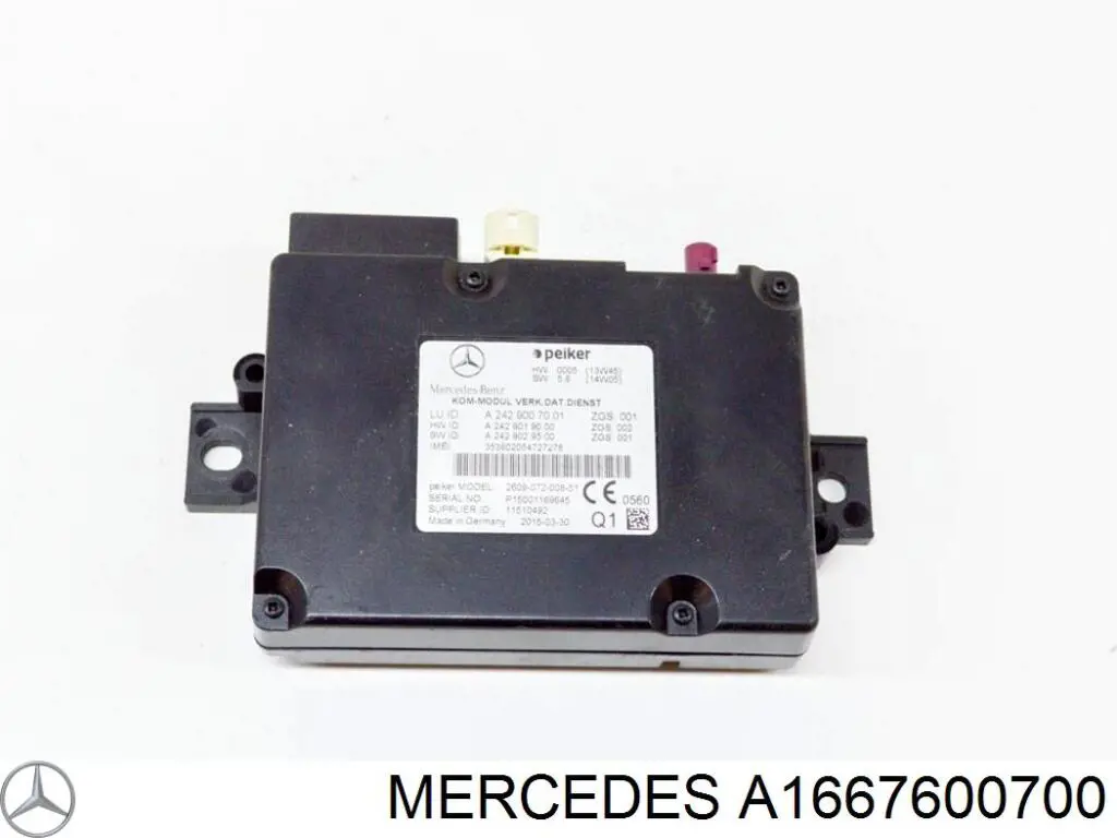 Fecho da porta dianteira esquerda Mercedes A1667600700 preço, a partir de 54,36 USD