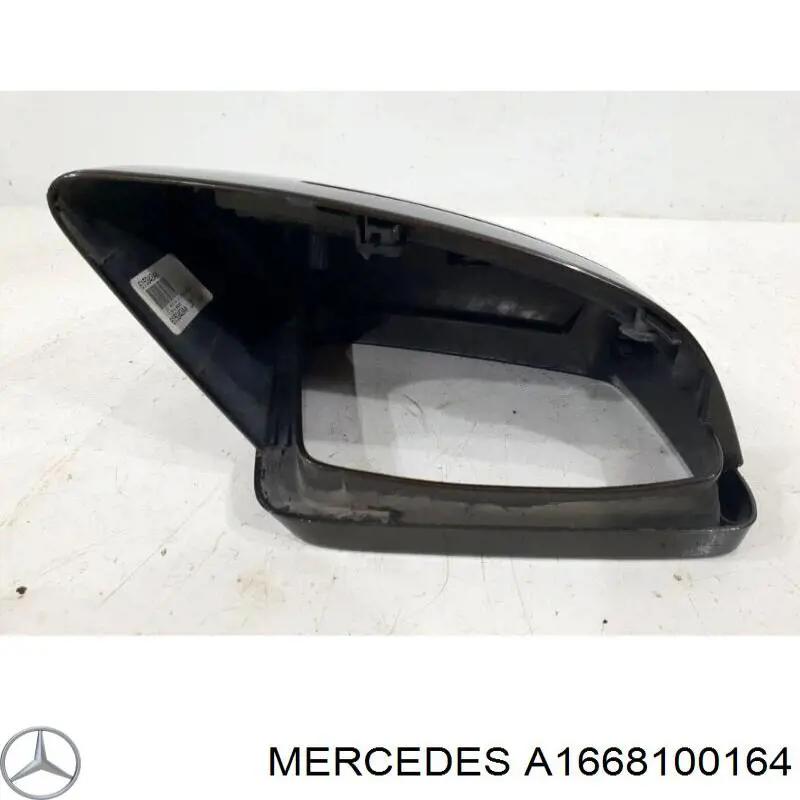 A1668100164 Mercedes Placa sobreposta (tampa) do espelho de retrovisão esquerdo