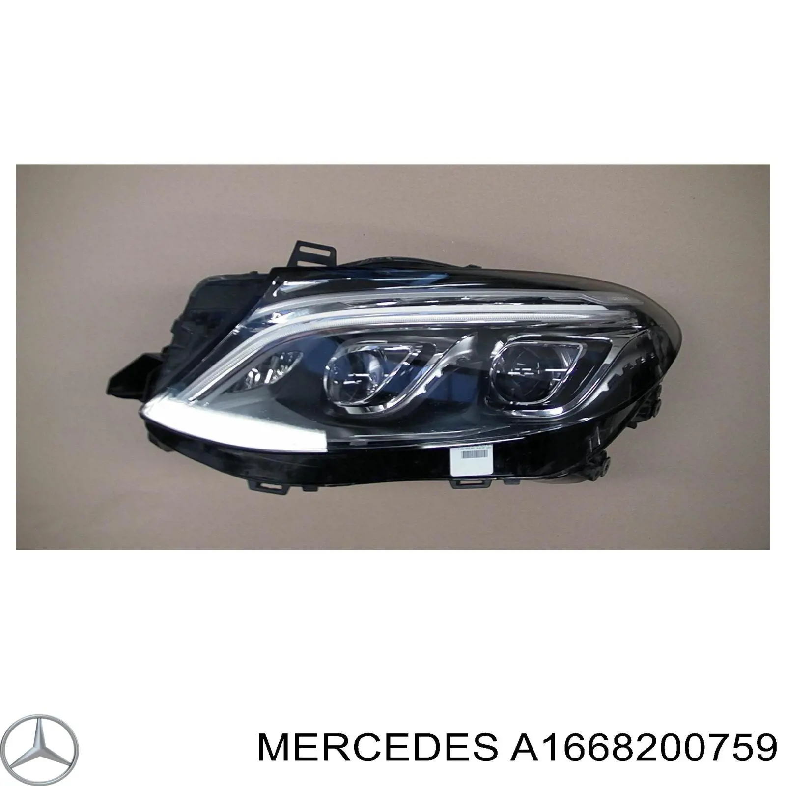 Luz esquerda Mercedes A1668200759 preço, a partir de 1550,55 USD