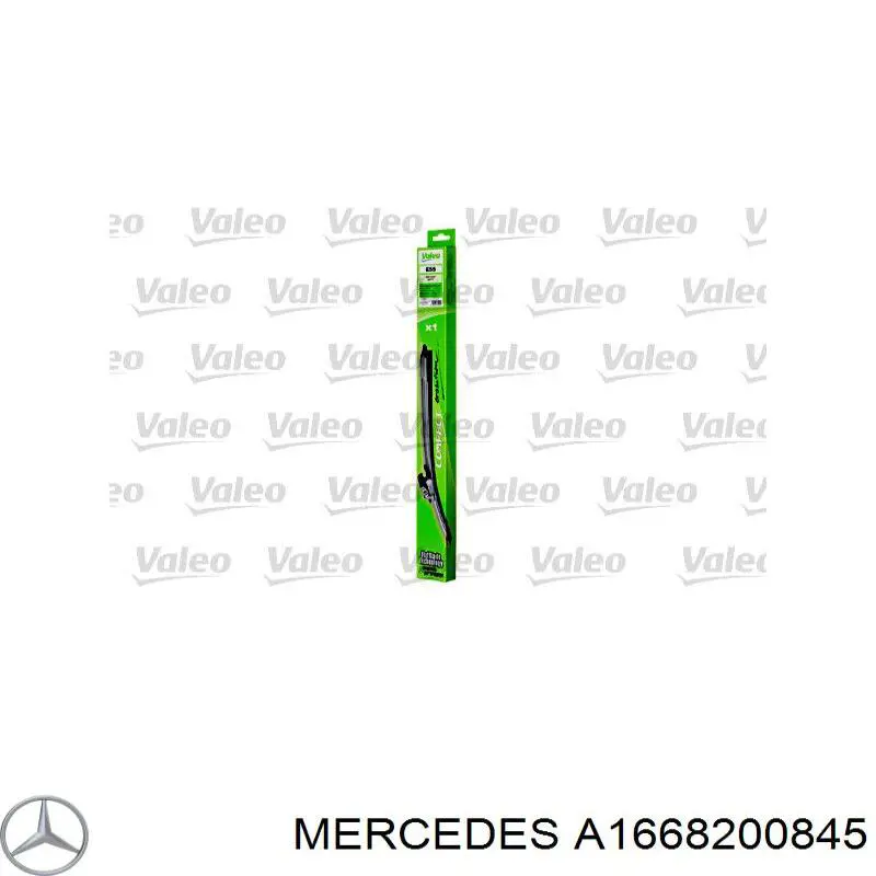 Compre A1668200845 Mercedes Limpa-pára-brisas do pára-brisas, kit de 2 un.